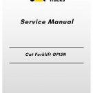 Cat Forklift GP15N Service Manual