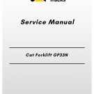 Cat Forklift GP33N Service Manual