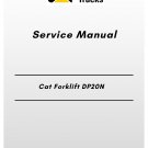 Cat Forklift DP20N  Service Manual