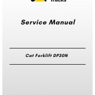 Cat Forklift DP30N Service Manual