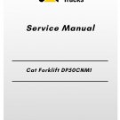 Cat Forklift DP50CNM1 Service Manual
