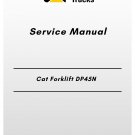 Cat Forklift DP45N Service Manual