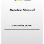 Cat Forklift DP50N Service Manual