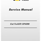 Cat Forklift GP40N1 Service Manual
