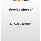 Cat Forklift GP50CN1 Service Manual