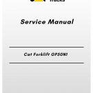 Cat Forklift GP50N1 Service Manual