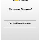 Cat Forklift DP50CNM1 Service Manual