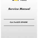 Cat Forklift DP40N1 Service Manual