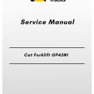 Cat Forklift GP45N1 Service Manual