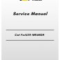Cat Forklift NR16N2H Service Manual