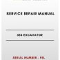 SCHEMATIC MANUAL - (CAT) CATERPILLAR 336 EXCAVATOR - S/N EFH