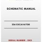 SCHEMATIC MANUAL - (CAT) CATERPILLAR 336 EXCAVATOR - S/N DKS