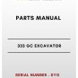 PARTS MANUAL - (CAT) CATERPILLAR 333 GC EXCAVATOR - S/N DYG - PDF File
