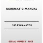 SCHEMATIC MANUAL - (CAT) CATERPILLAR 333 EXCAVATOR - S/N WCR