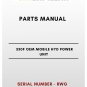 PARTS MANUAL - (CAT) CATERPILLAR 330F OEM MOBILE HYD POWER UNIT - S/N RWG