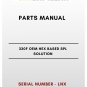 PARTS MANUAL - (CAT) CATERPILLAR 330F OEM HEX BASED SPL SOLUTION - S/N LNX