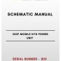 SCHEMATIC MANUAL - (CAT) CATERPILLAR 330F MOBILE HYD POWER UNIT - S/N B33