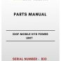 PARTS MANUAL - (CAT) CATERPILLAR 330F MOBILE HYD POWER UNIT - S/N B33