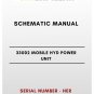 SCHEMATIC MANUAL - (CAT) CATERPILLAR 330D2 MOBILE HYD POWER UNIT - S/N HER