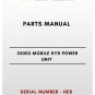 PARTS MANUAL - (CAT) CATERPILLAR 330D2 MOBILE HYD POWER UNIT - S/N HER