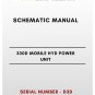 SCHEMATIC MANUAL - (CAT) CATERPILLAR 330D MOBILE HYD POWER UNIT - S/N D3D