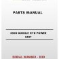 PARTS MANUAL - (CAT) CATERPILLAR 330D MOBILE HYD POWER UNIT - S/N D3D