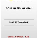 SCHEMATIC MANUAL - (CAT) CATERPILLAR 330D EXCAVATOR - S/N KAB