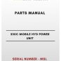 PARTS MANUAL - (CAT) CATERPILLAR 330C MOBILE HYD POWER UNIT - S/N MSL