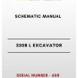 SCHEMATIC MANUAL - (CAT) CATERPILLAR 330B L EXCAVATOR - S/N 6DR