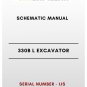 SCHEMATIC MANUAL - (CAT) CATERPILLAR 330B L EXCAVATOR - S/N 1JS