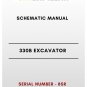 SCHEMATIC MANUAL - (CAT) CATERPILLAR 330B EXCAVATOR - S/N 8SR