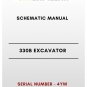 SCHEMATIC MANUAL - (CAT) CATERPILLAR 330B EXCAVATOR - S/N 4YW