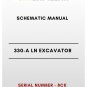 SCHEMATIC MANUAL - (CAT) CATERPILLAR 330-A LN EXCAVATOR - S/N 8CK