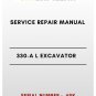 SERVICE REPAIR MANUAL - (CAT) CATERPILLAR 330-A L EXCAVATOR - S/N 6SK