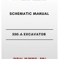 SCHEMATIC MANUAL - (CAT) CATERPILLAR 330-A EXCAVATOR - S/N 9WJ