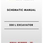 SCHEMATIC MANUAL - (CAT) CATERPILLAR 330 GC EXCAVATOR - S/N RBN