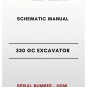 SCHEMATIC MANUAL - (CAT) CATERPILLAR 330 GC EXCAVATOR - S/N GDW - PDF File
