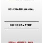 SCHEMATIC MANUAL - (CAT) CATERPILLAR 330 EXCAVATOR - S/N WCH