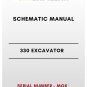 SCHEMATIC MANUAL - (CAT) CATERPILLAR 330 EXCAVATOR - S/N MGK