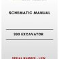 SCHEMATIC MANUAL - (CAT) CATERPILLAR 330 EXCAVATOR - S/N LHW