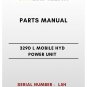 PARTS MANUAL - (CAT) CATERPILLAR 329D L MOBILE HYD POWER UNIT - S/N L5H