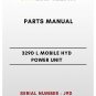 PARTS MANUAL - (CAT) CATERPILLAR 329D L MOBILE HYD POWER UNIT - S/N J9D