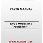 PARTS MANUAL - (CAT) CATERPILLAR 329D L MOBILE HYD POWER UNIT - S/N J8D