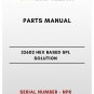 PARTS MANUAL - (CAT) CATERPILLAR 326D2 HEX BASED SPL SOLUTION - S/N NPR