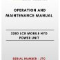 OPERATION AND MAINTENANCE MANUAL - (CAT) CATERPILLAR 328D LCR MOBILE HYD POWER UNIT - S/N JTC