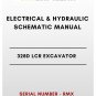 ELECTRICAL & HYDRAULIC SCHEMATIC MANUAL - (CAT) CATERPILLAR 328D LCR EXCAVATOR - S/N RMX