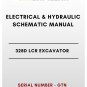 ELECTRICAL & HYDRAULIC SCHEMATIC MANUAL - (CAT) CATERPILLAR 328D LCR EXCAVATOR - S/N GTN