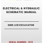 ELECTRICAL & HYDRAULIC SCHEMATIC MANUAL - (CAT) CATERPILLAR 328D LCR EXCAVATOR - S/N BYH