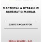 ELECTRICAL & HYDRAULIC SCHEMATIC MANUAL - (CAT) CATERPILLAR 326GC EXCAVATOR - S/N GJC
