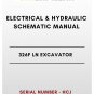 ELECTRICAL & HYDRAULIC SCHEMATIC MANUAL - (CAT) CATERPILLAR 326F LN EXCAVATOR - S/N HCJ